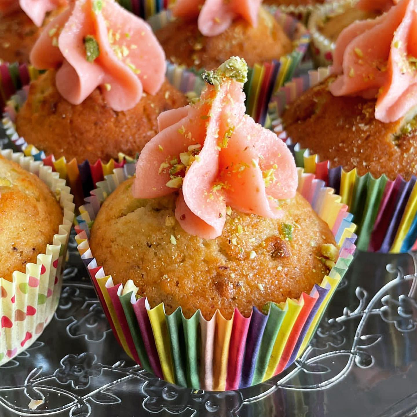Pistachio Cupcakes