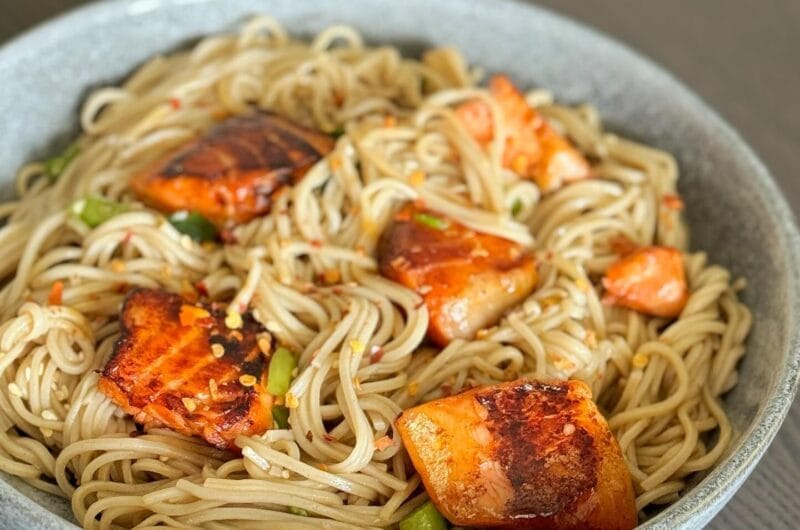 Teriyaki Salmon with Sesame Soba Noodles