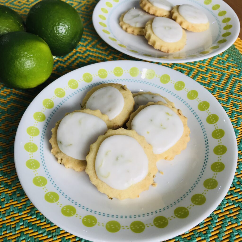 Coconut & Lime Shortbread Cookies