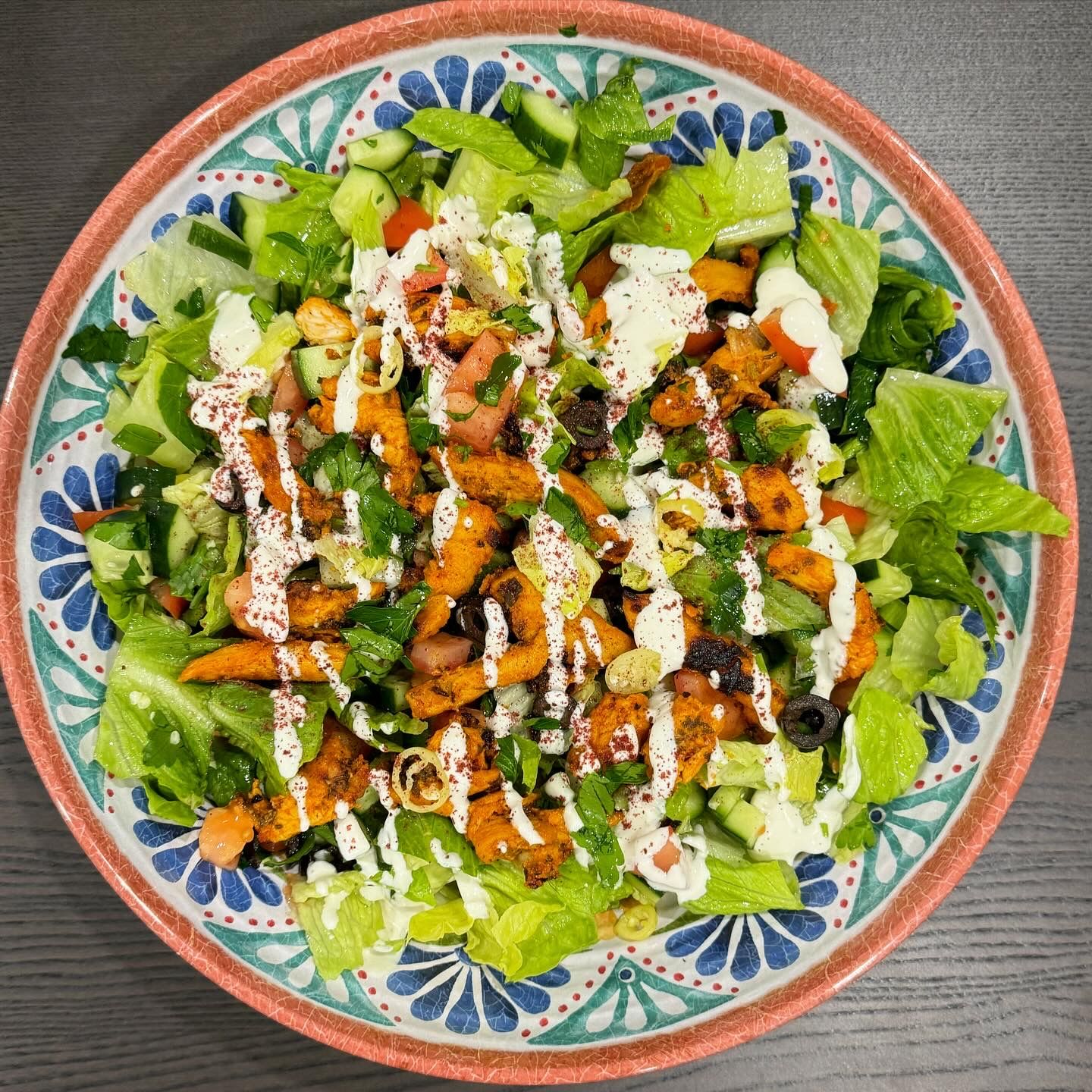 Chicken Shawarma Salad