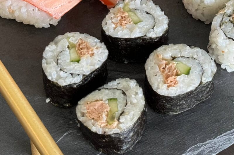 Tuna & Cucumber Maki Sushi Rolls
