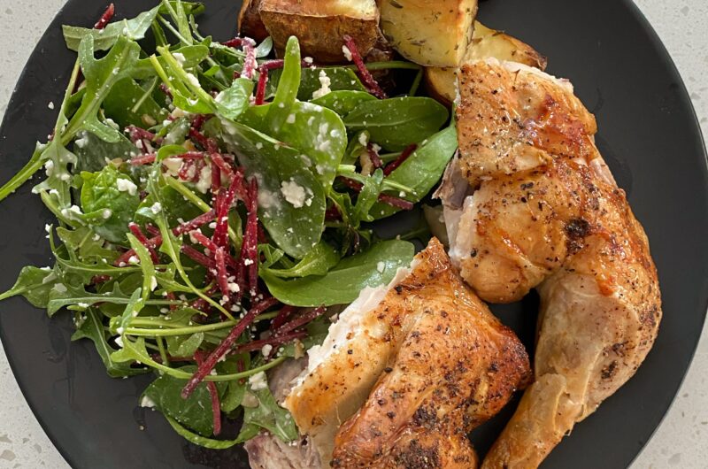 Roast Chicken with Crispy Potatoes