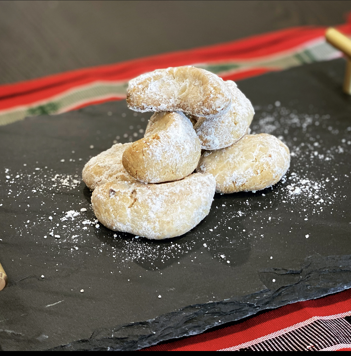 Almond Crescent Cookies