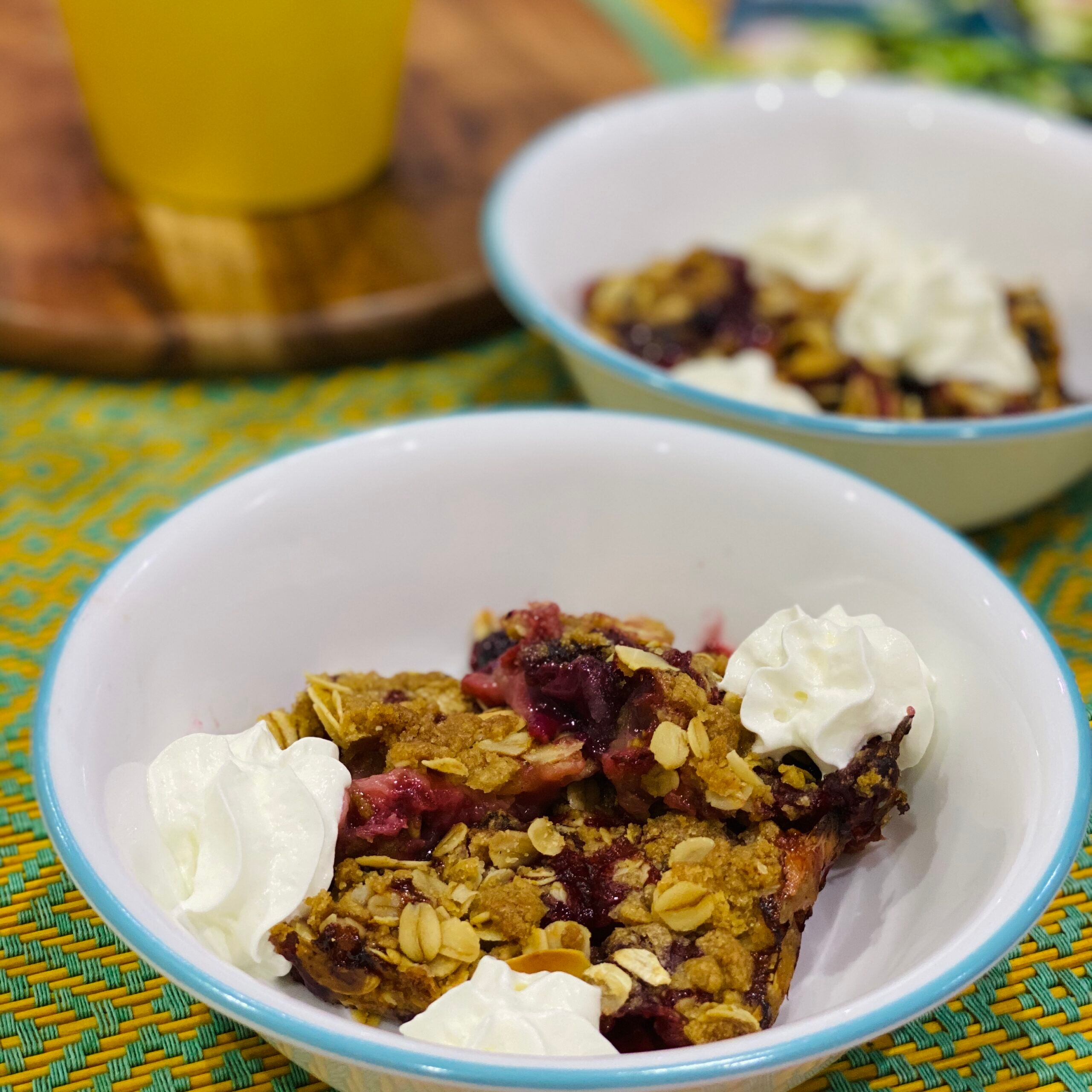 Strawberry & Almond Crumble