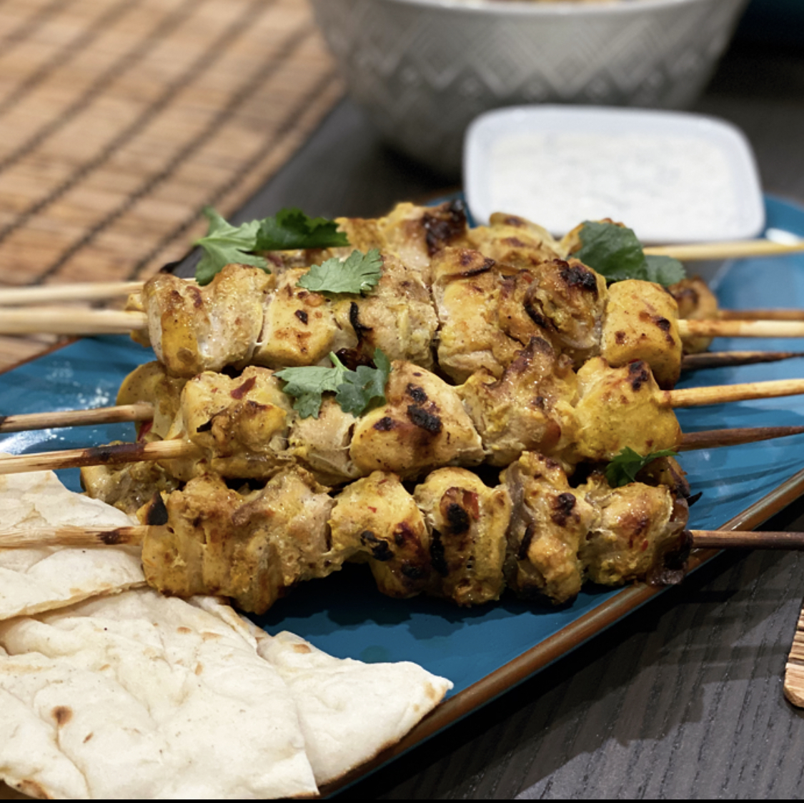 Persian Saffron Chicken (Joojeh Kabab)