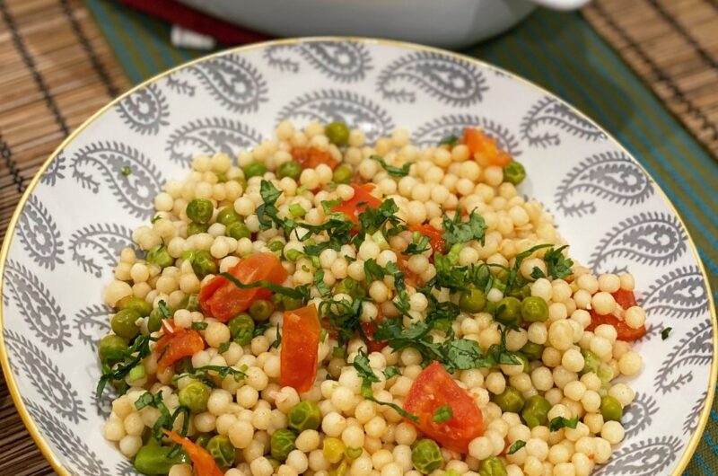 Pearl Couscous with Veggies