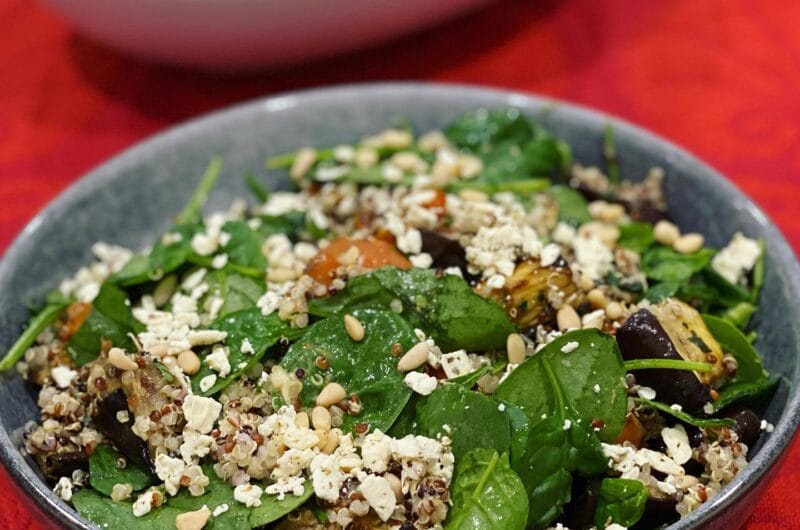 Roasted Eggplant & Quinoa Salad