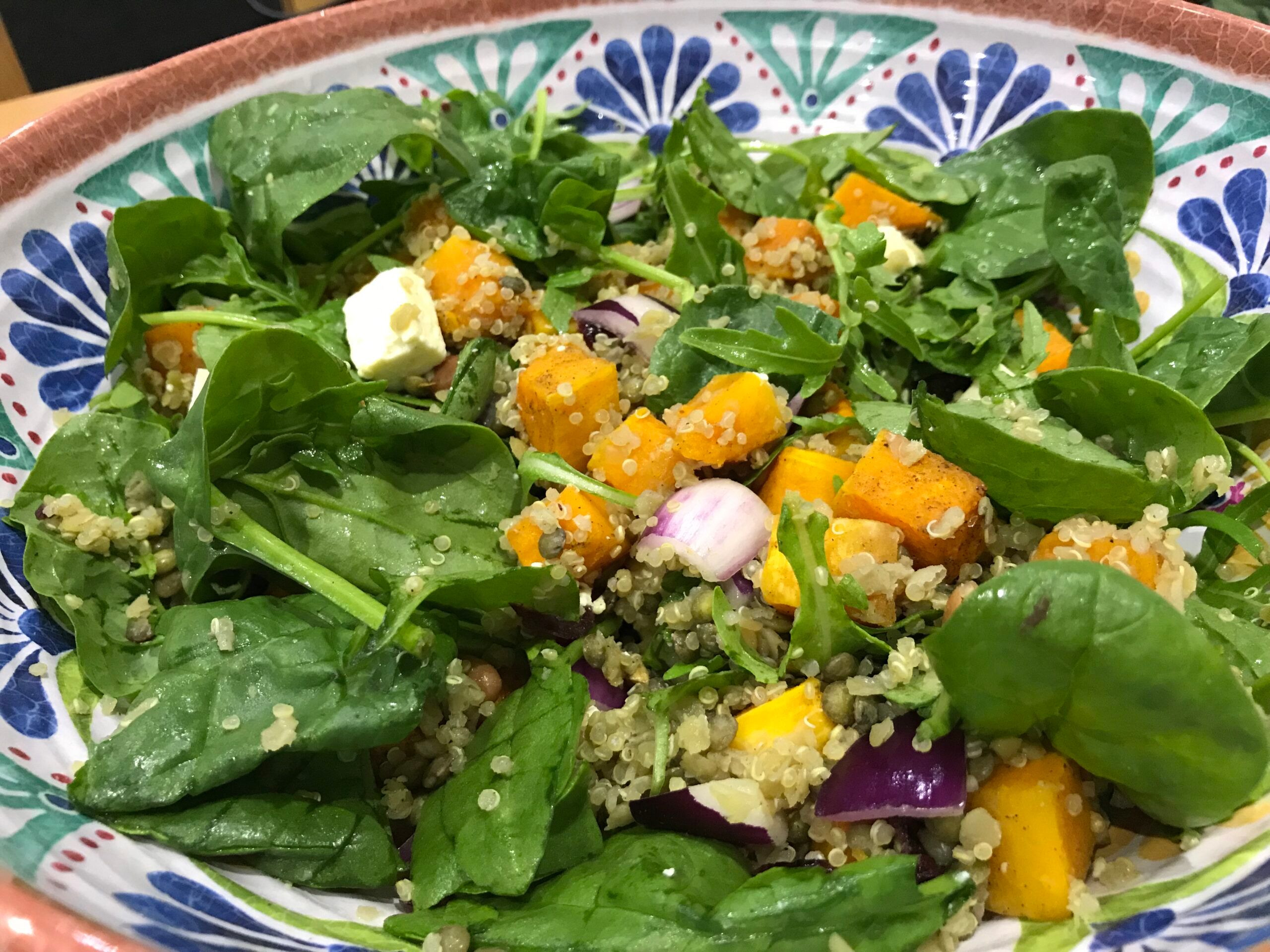Roast Pumpkin, Feta & Quinoa Salad