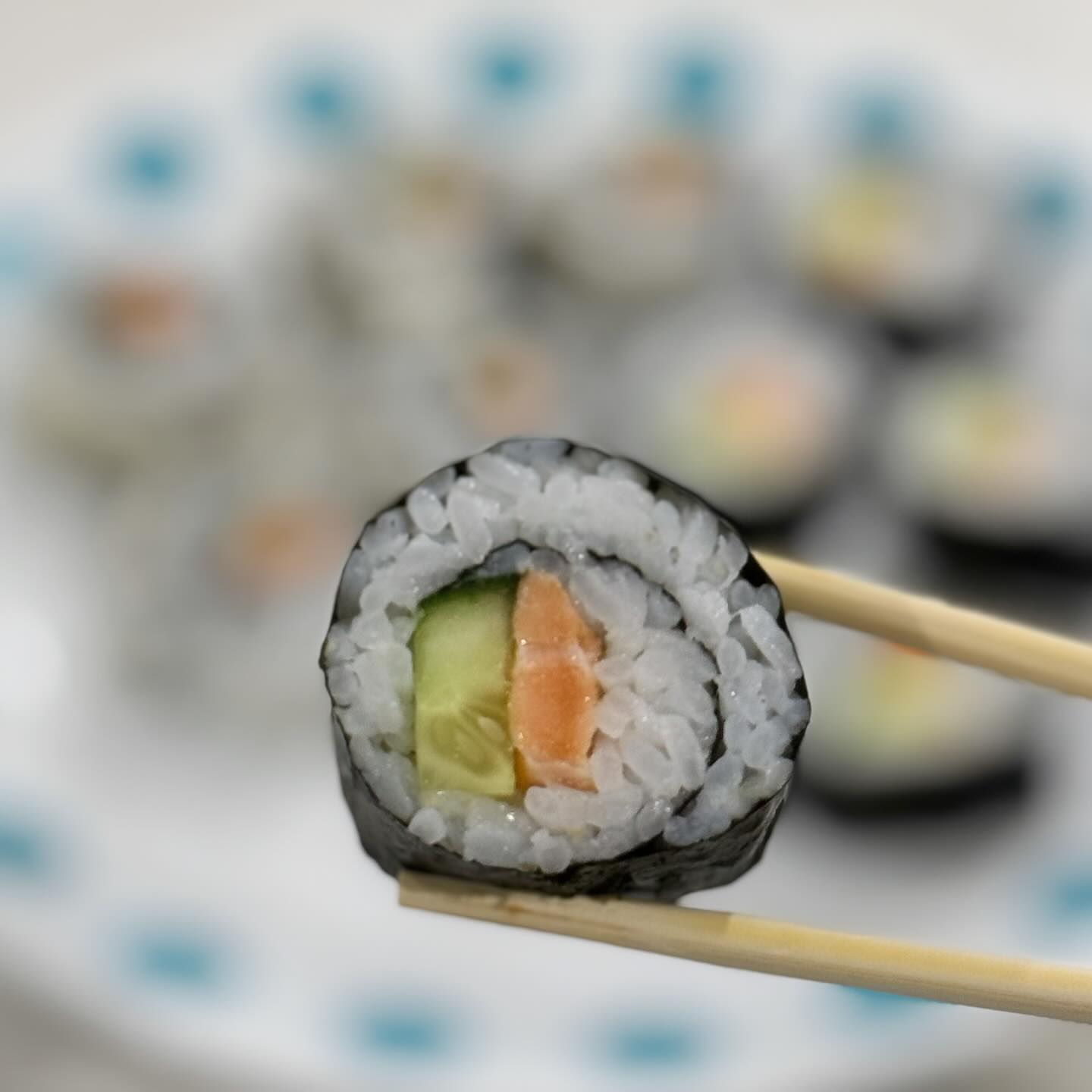 Salmon Maki Sushi Rolls