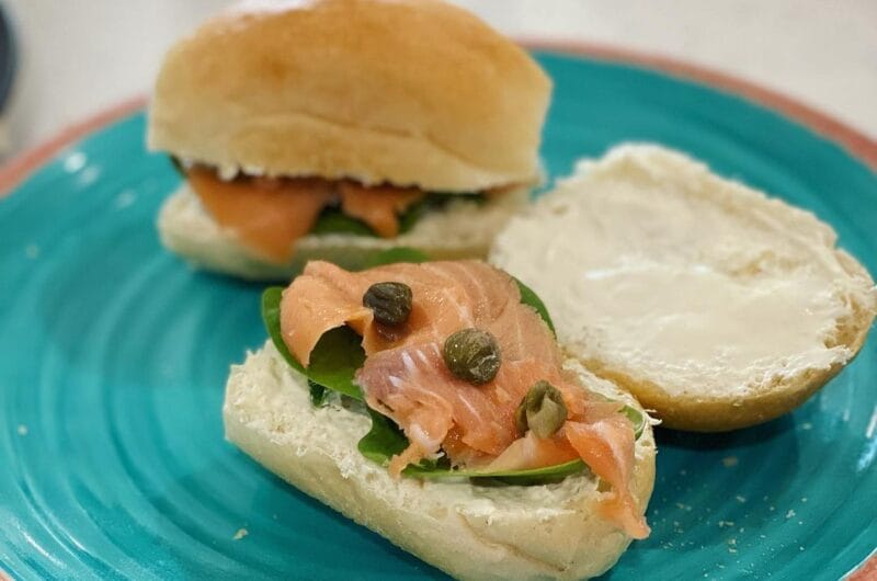 Smoked Salmon Sandwich Rolls