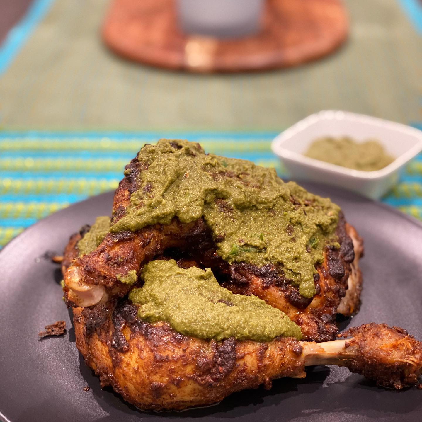 Middle Eastern Spiced Chicken with Zhoug