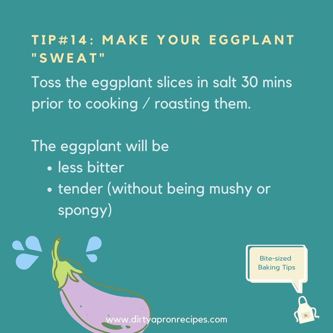 Reduce Bitterness of Eggplants