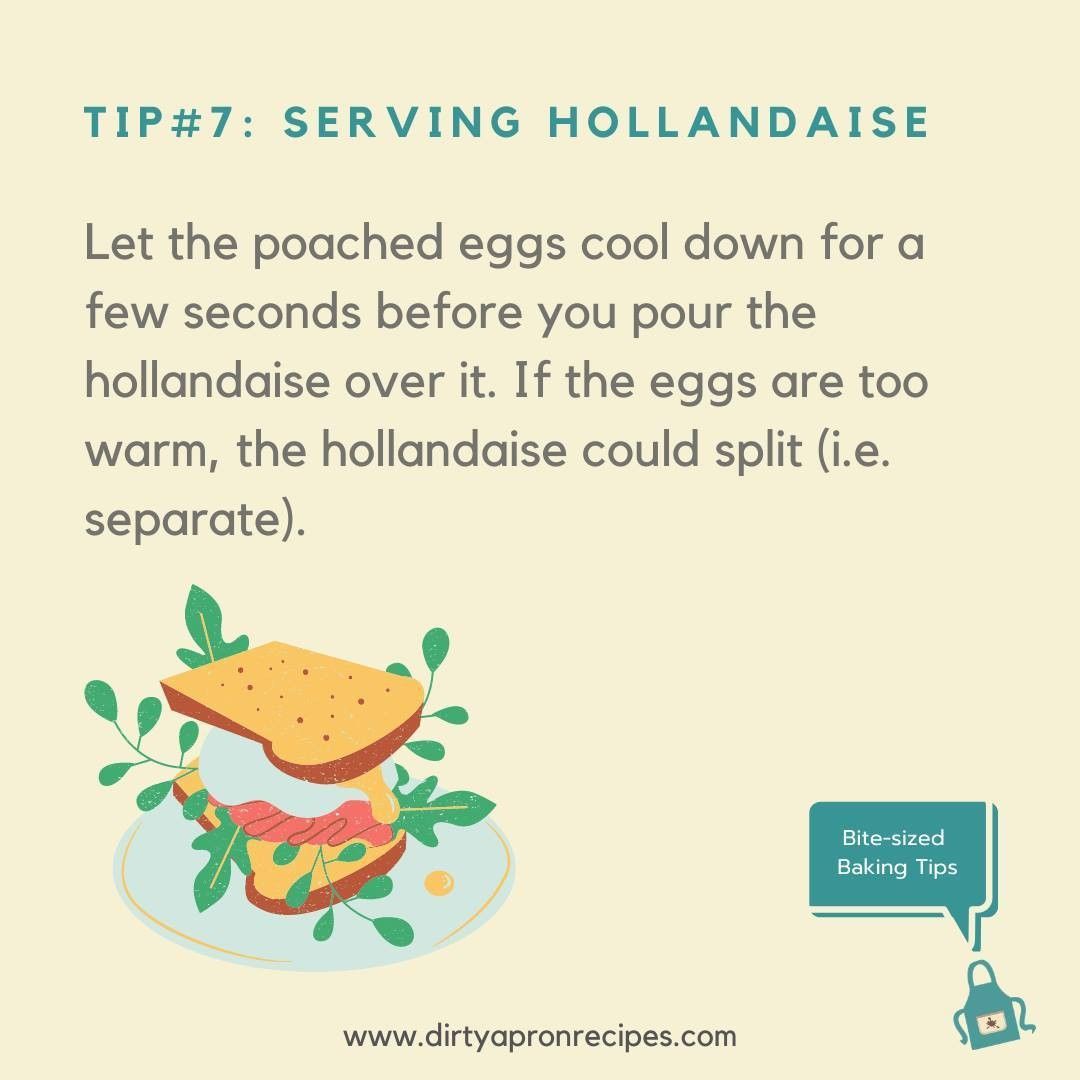 Serving Hollaindaise